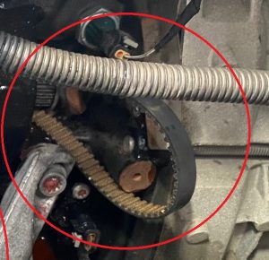 Coolant pump belt