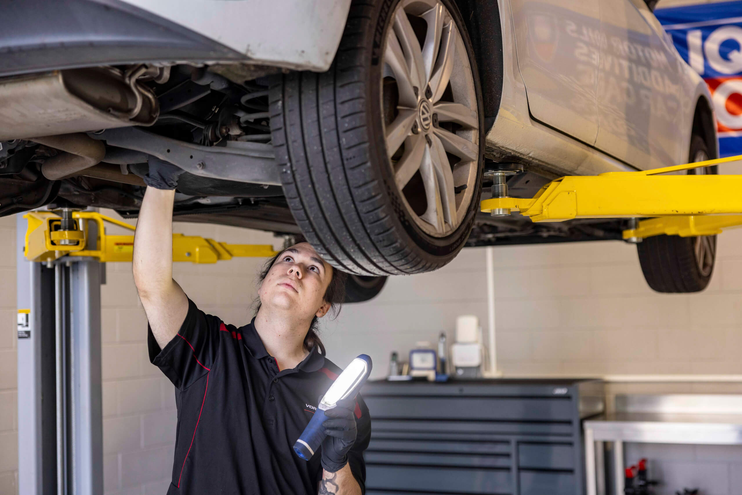 european specialists auckland fixing up the engine of a car