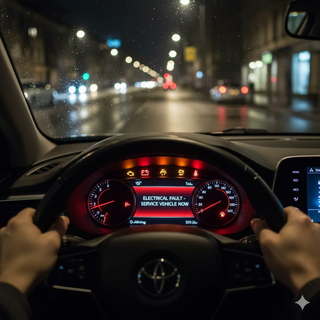 electrical warnings on toyota dashboard