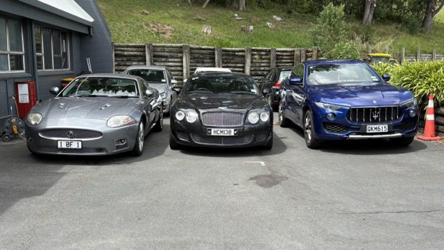 three european cars at vorsprung automobil