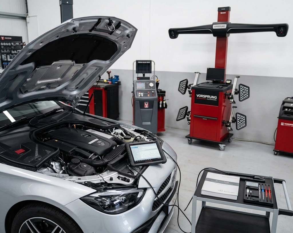 analysing the engine of benz